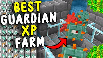 The BEST Guardian XP Farm In Minecraft Bedrock 1.21!