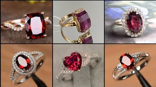 Simple and Pretty Ruby Finger Ring Design 2022 /Most beautiful Gold & Silver Tone Ruby Ring Design Wealth