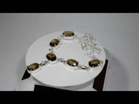 ასტროლოგიური ქვა ტოპაზი ყელსაბამის ფორმით