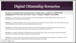 Understanding Digital Citizenship