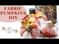 Crafting Easy Fabric Pumpkins from Dollar Store Placemats: DIY Fall Decor