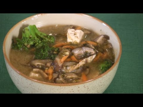 Miso Soup With Shiitake Mushrooms