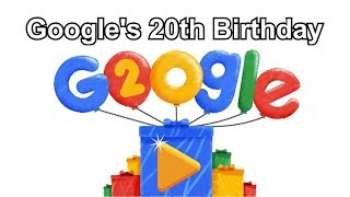 Google's 20th Birthday - Google 20th Birthday (Google Doodle)