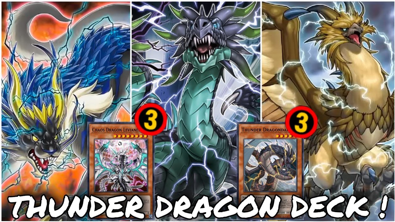 yugioh duel links thunder dragon deck ft. Chaos D. LEVIANEER! POST BANLIST (October 2023) [ Yu-Gi-Oh! LINKS] Thunder Dragon Deck ! ||