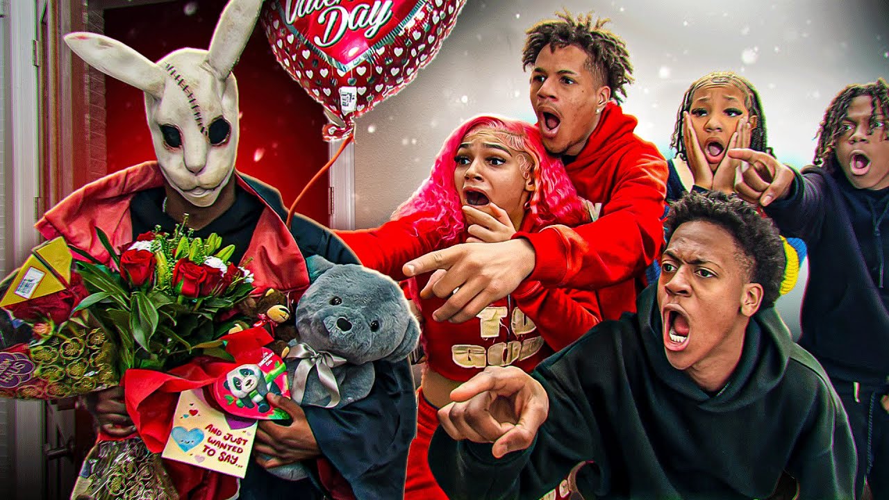 ЗЛОЙ КРОЛИК — мой ТАЙНЫЙ поклонник, и Коби Джей УНИЧТОЖИЛ его подарки на ВАЛЕНТИНКУ!