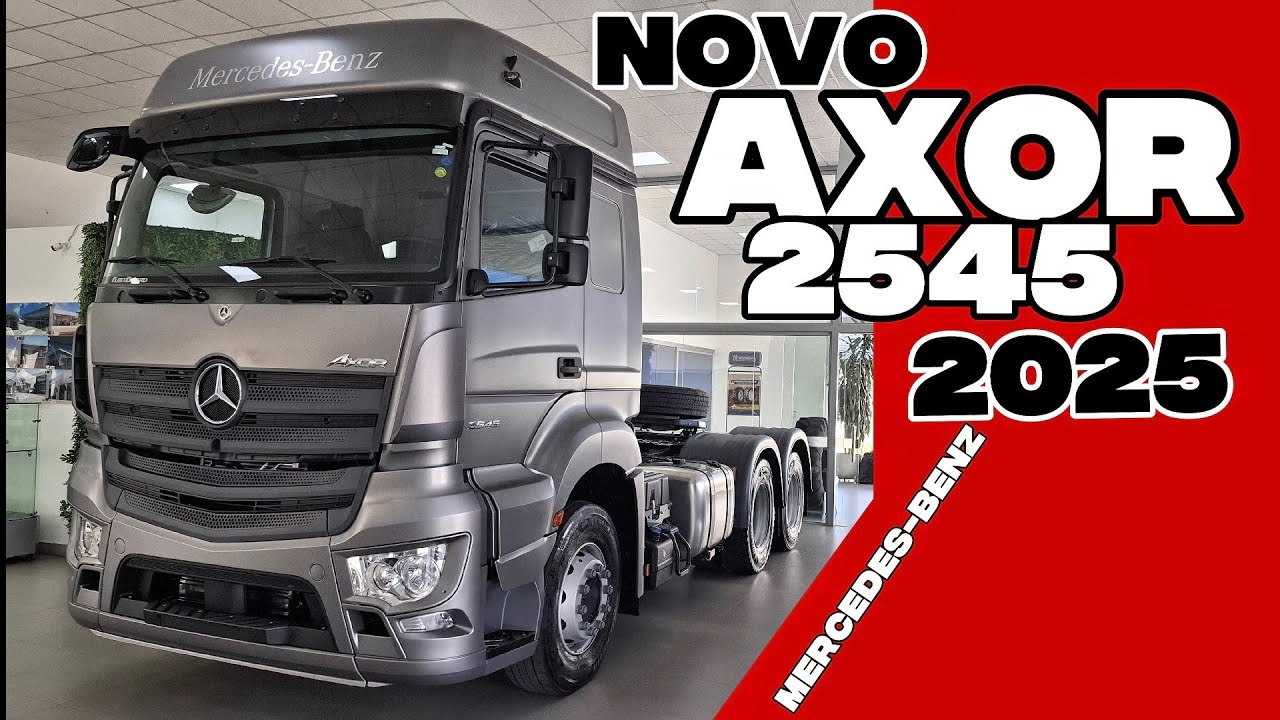 NOVO AXOR 2545 2025 6X2 MERCEDES-BENZ #axor #2545  #mercedesbenzaxor #euro6 #mercedesbenzbrasil 