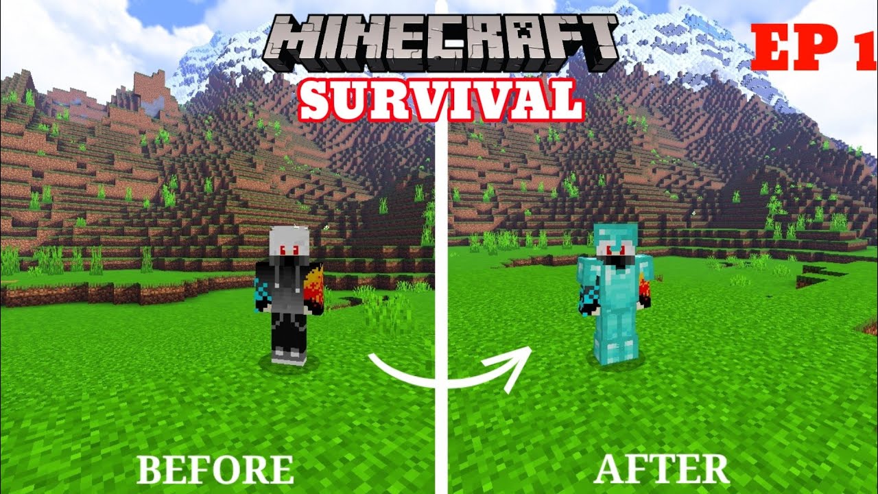 I started a new survival series|EP 1 - YouTube