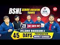 Panel Discussion | BSNL SET Syllabus, Eligibility, 45 days preparation strategy