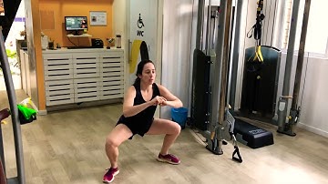 Agachamento sumo com salto