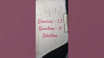 Class 11 sets | Exercise - 1.3 Q. 9 solution.   #shorts