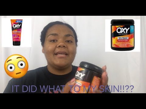 OXY ACNE MEDICATION FACE WASH REVIEW