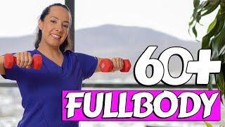 FullBody Workout for Seniors | Build MUSCLE with Dumbbell | Mariana Quevedo Physiotherapist