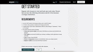 How to Apply to Amazon Relay for Box Truck Companies screenshot 2