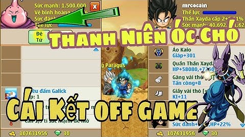 Nh0csc1 || Óc chó Mở nhầm Trứng Mabư Cái Kêt thảm | ngọc rồng online