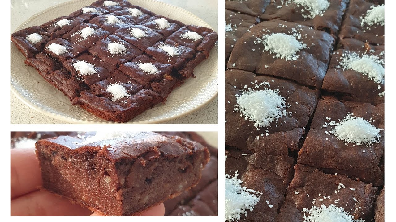 MUZLU&KAKAOLU ISLAK BROWNIE VEGAN YouTube