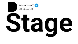 Stage Synonyms | Thesaurus | Similar Words 