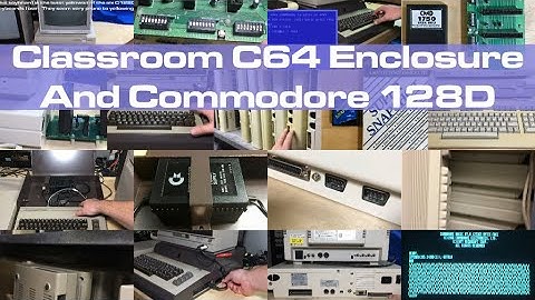 Classroom Commodore 64 Enclosure and C128D
