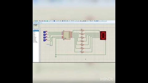 Practica 01 Decodificador de BCD de 7 segmentos en Proteus