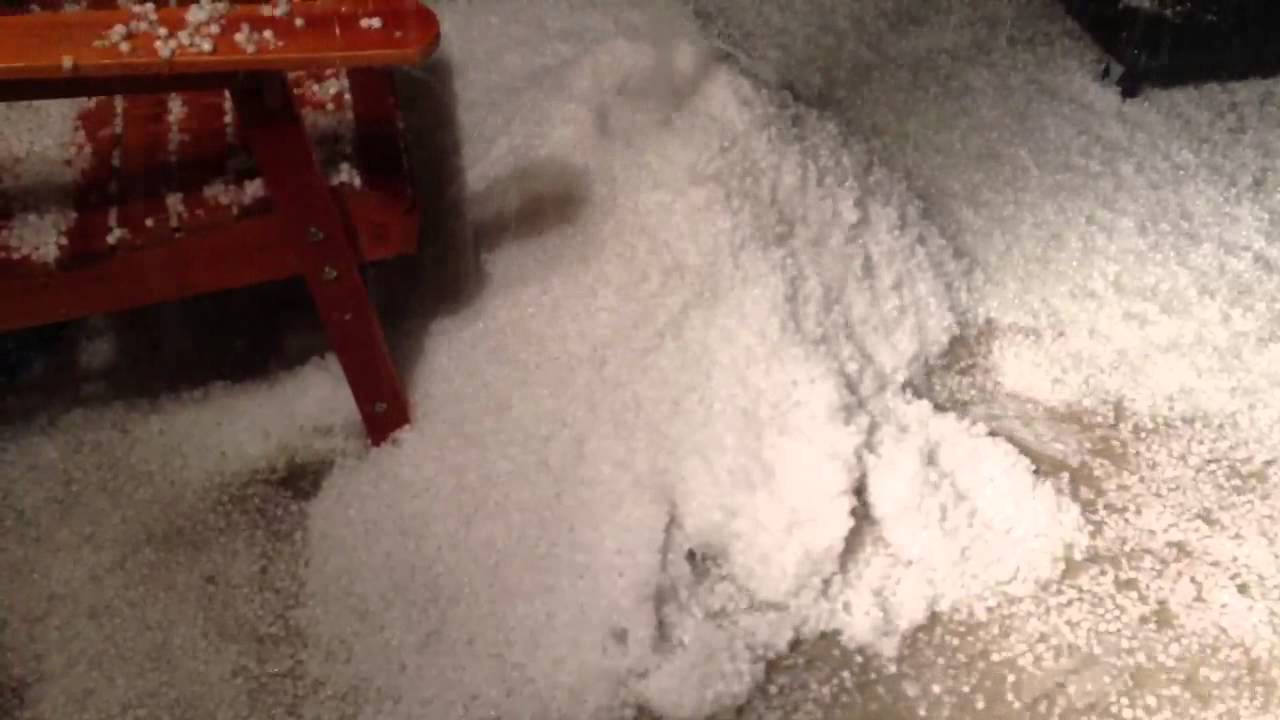 Hail storm in Texas - YouTube