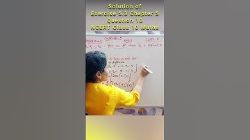Mastering Exercise 5.3 Q10: Solution | Class 10 Maths | NCERT | Arithmetic Progression #shorts
