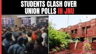 JNU Student Groups Face Off Late Night Over Student Union Polls