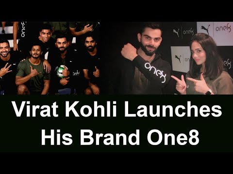 Virat Kohli launches his brand One8 with Puma !