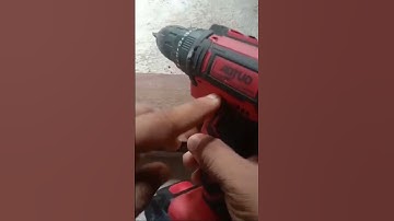 | How to remove screw using the reverse function of aotuo cordless electric drill. |