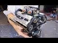 Miniature V8 Engine Runs CRAZY - (78cc DOHC 6HP)