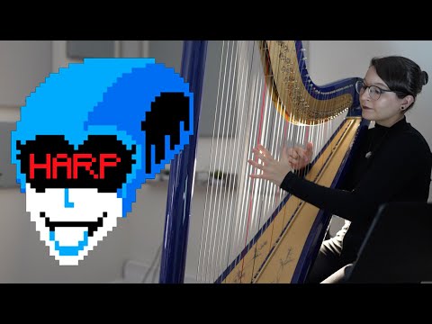 Deltarune Queen Theme Chapter 2 OST Harp Cover