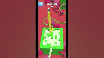 Gameplay top mobile games Relaxing n satisfying game iOS/ANDROID Stacky Dash  #shorts Level 2843