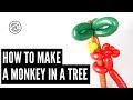 How To Make A Balloon Monkey In A Tree: Balloon Animal Tutorial