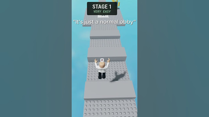 A stereotypical obby☠️ #obby #roblox #scary