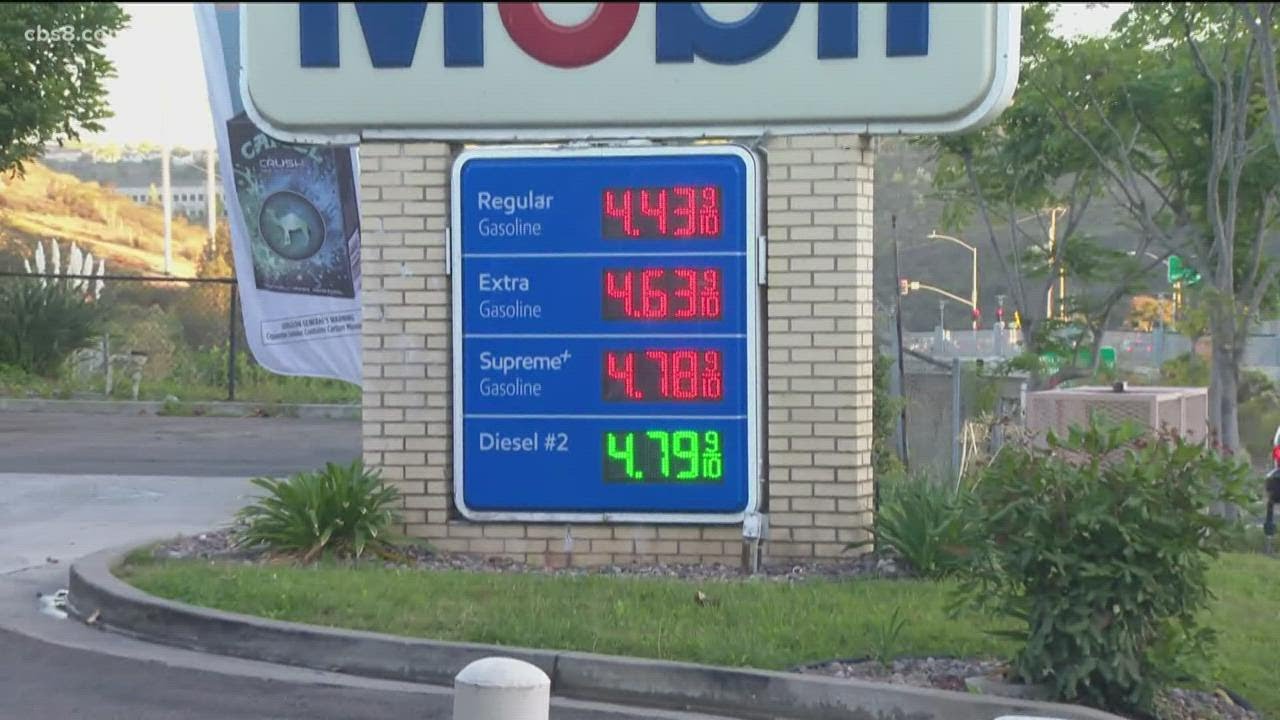 Gas prices continue rising in San Diego County YouTube