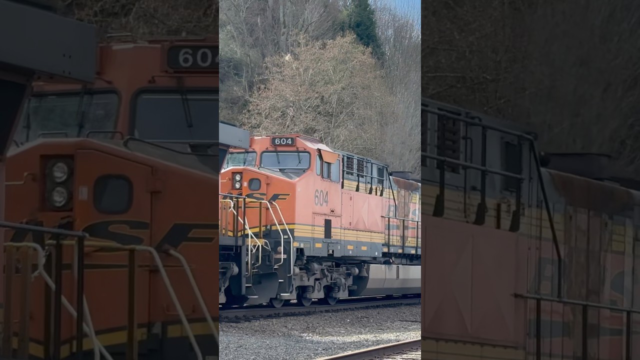 An ex ATSF locomotive on a coal train 