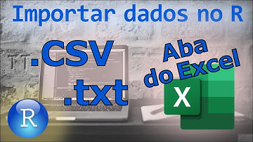 Começando com R - 7. Importar dados no R (.csv, .txt, aba do excel)