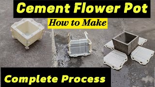 How to make succulent flower pot | homemade cement ideas | | cement crafts