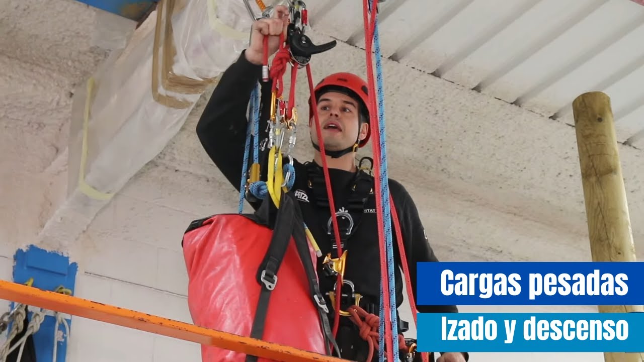IRATA nivel 2: Cargas pesadas, izado y descenso
