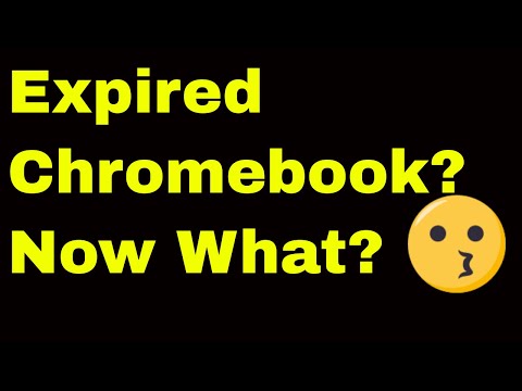 What happens when a Chromebook expires?