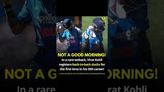 Virat Kohlis Rare Setback Back-To-Back Ducks For The First Time In Odi History