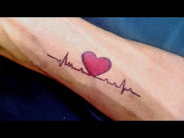 Heartbeat Tattoo Designs: Top 30 Ideas In 2023 | Heartbeat tattoo design, Heartbeat  tattoo, Heartbeat tattoo with name