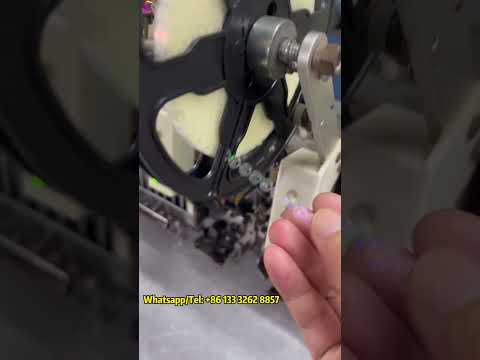 Small Accessories On Clothing Still Need To Be Installed By Machines 