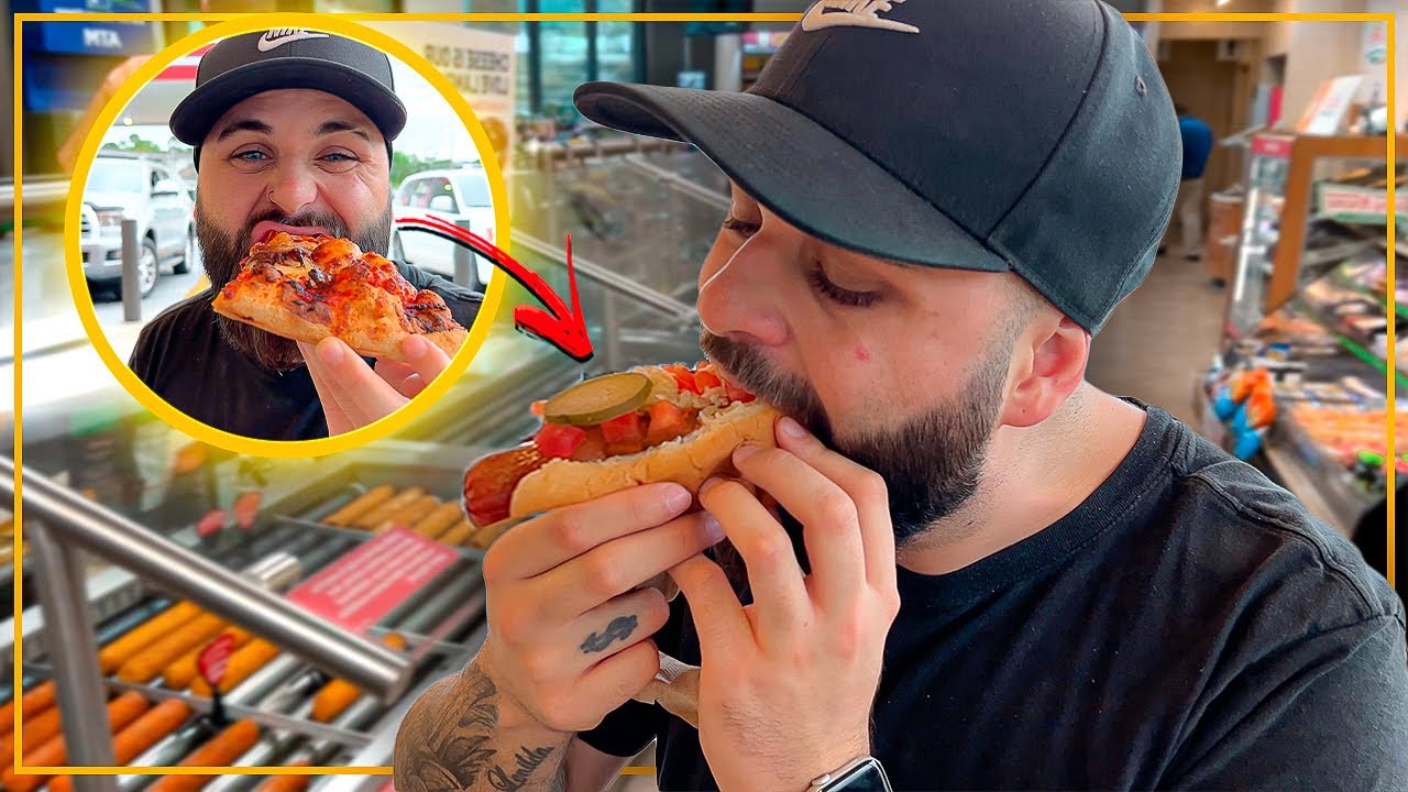 PROVAMOS TODAS AS COMIDAS TIPICAS DE POSTO DE GASOLINA DOS ESTADOS UNIDOS