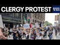 LIVE: Clergy Protest Outside Broadview ICE Facility Near Chicago