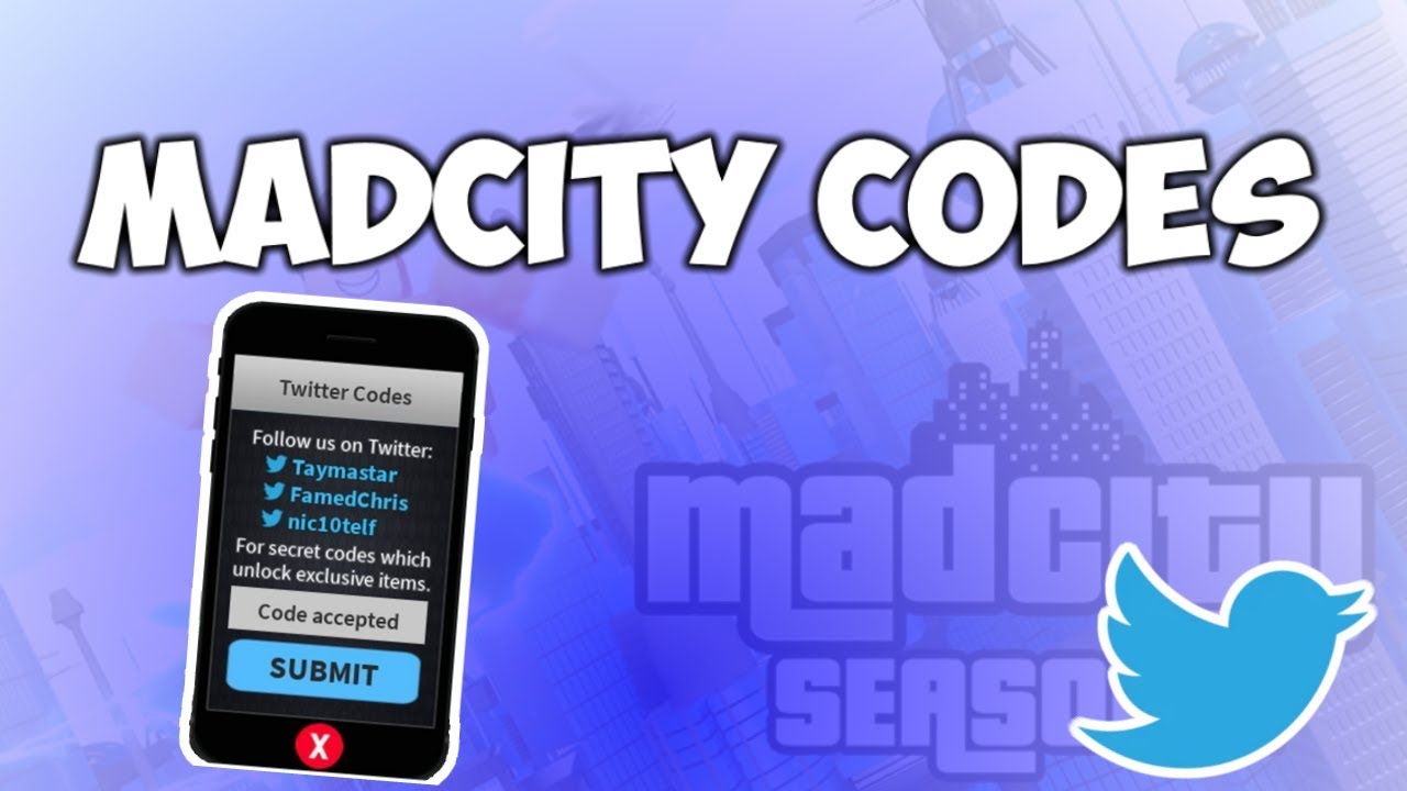 Season 2 Mad City Is Here Codes Youtube - roblox code mad city saison 2