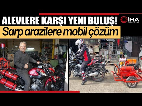 Vatandaşın Geliştirdiği Bu Sistem Yangını Kıvılcım Anında Durduracak