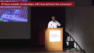 If I have outside scholarships, will I lose aid from the university — UMass Amherst Financial Aid