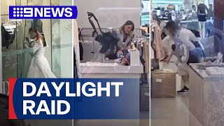 Brazen Daylight Raid In Melbourne Fashion Boutique 9 News Australia