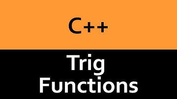 C++ Built in Trigonometric Functions