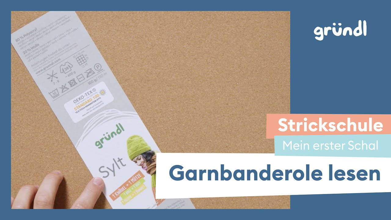 5. Garnbanderole lesen