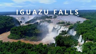 Iguazu falls and its amazing rainforest 4K